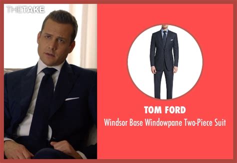 Harvey Specter's Blue Tom Ford Windsor Base Windowpane Two-Piece Suit ...