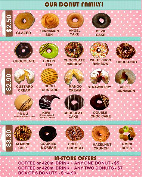 Dunkin Donut Malaysia Menu - CamdenrosSingh