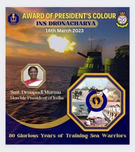 President’s Colour Award : INS Dronacharya – CrackitToday Affairs