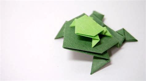 How to Fold an Easy Origami Jumping Frog - Traditional Jumping Frog