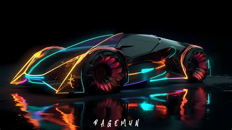 ArtStation Neon Futuristic Car 10 Wallpaper Background | lupon.gov.ph