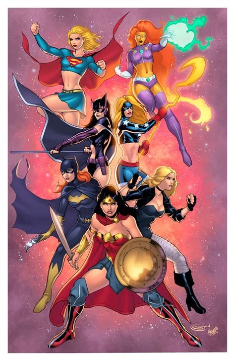 DC women by Sajad Shah. : DCcomics | Comics girls, Dc comics girls, Comics