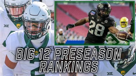 Breaking Down the 2021 Football Preseason All-Big 12 Team | Spencer ...