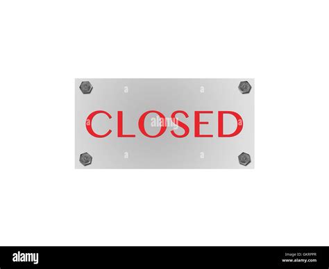 Cartoon closed shop sign hi-res stock photography and images - Alamy