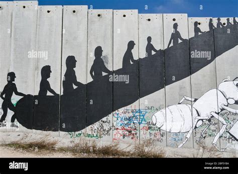 Banksy In Palestine: A Look At The Street Artist's Work In, 49% OFF