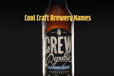 300 Cool Craft Brewery Names - Kitchen Business