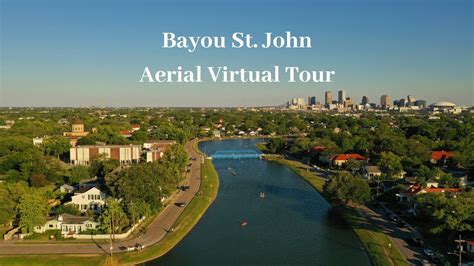 Bayou St. John New Orleans Drone Virtual Tour - YouTube