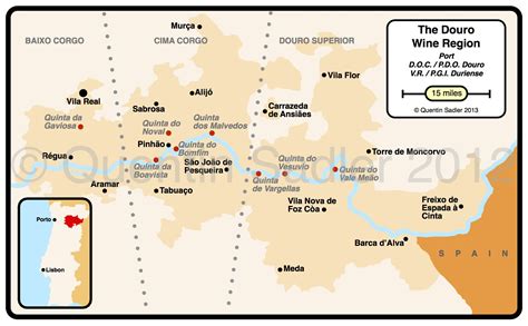 Douro River Map