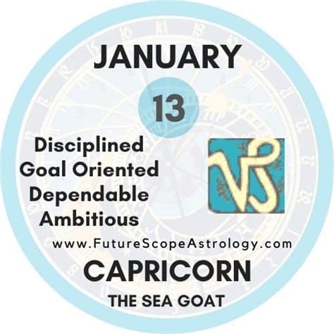 January 13 Zodiac Sign (Capricorn) Birthday Personality, Birthstone ...