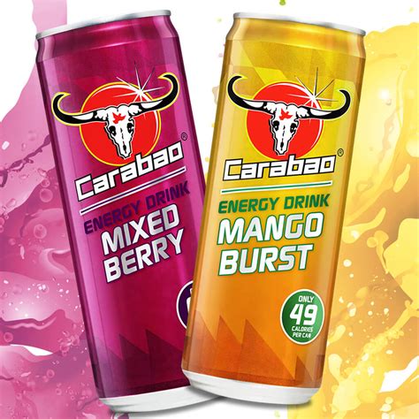 Carabao Energy Drink Combo Pack - 24 x 330ml Cans | Free UK Delivery