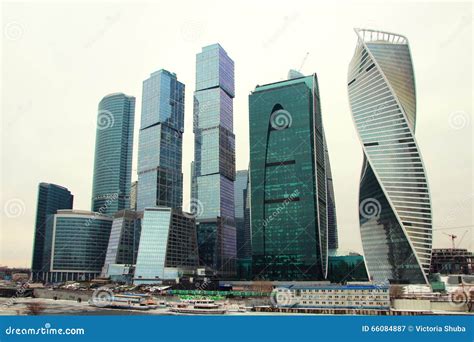 Moscow City Tower stock image. Image of office, downtown - 66084887