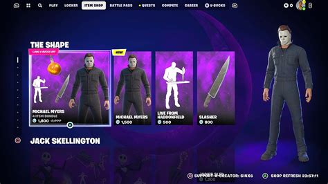 How to get the MICHAEL MYERS Skin & Emote In Fortnite - YouTube