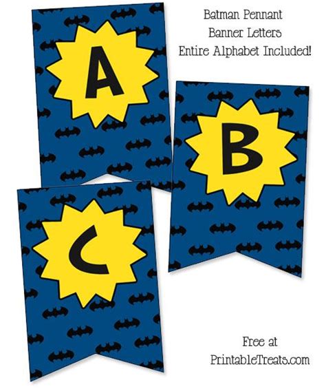 Printable Batman Birthday Banner in Blue | Batman birthday, Batman ...