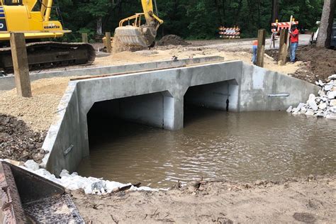 Precast Concrete Box Culvert Salem State Historic Site | Precast ...