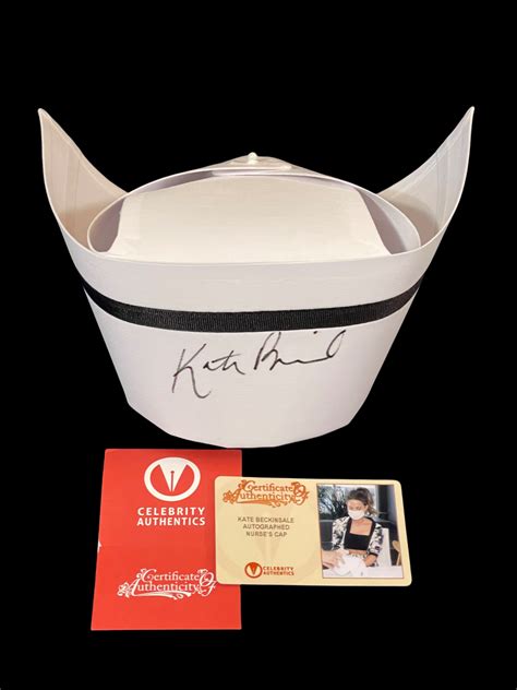 Kate Beckinsale Sexy Pearl Harbor Star Rare Signed Autograph Nurse Hat ...