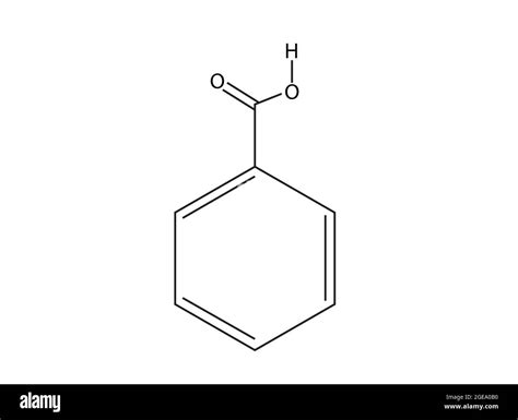 Chemical Structure of Benzoic acid, Anatomy Of Benzoic acid, Molecular ...