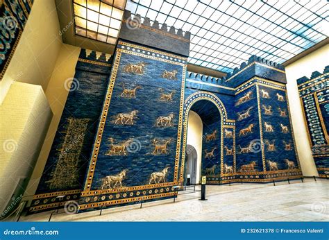 The Ishtar Gate of Babylonia at Pergamonmuseum Editorial Stock Photo ...