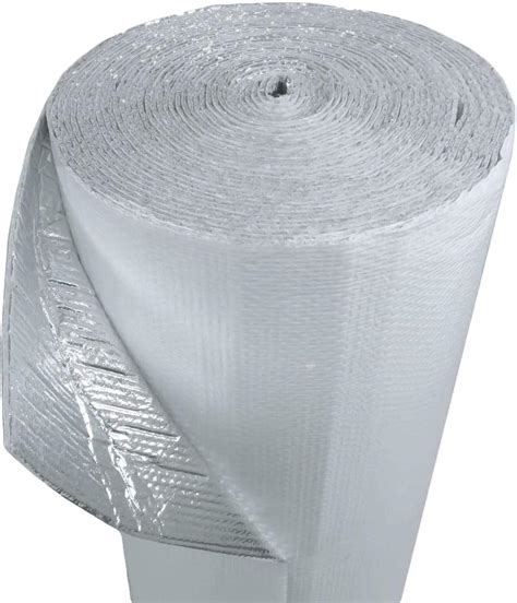 MWS 24" x 25' White Double Bubble Reflective Foil Insulation Thermal ...