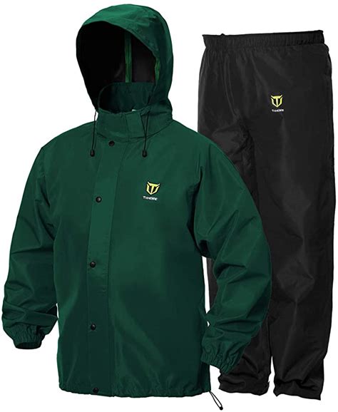 TideWe Mens Breathable Waterproof Durable Golf Rain Suits