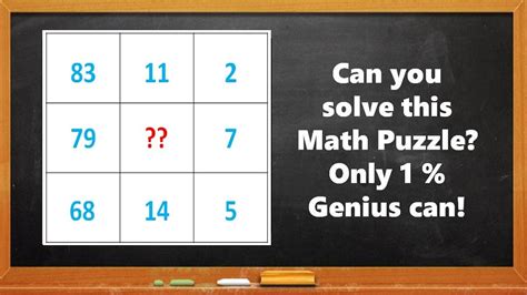 Math Riddles: Solve These Hard Logic Puzzles in 20 Seconds Each