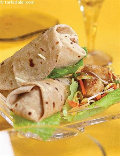 Chilli Paneer Wrap ( Wraps and Rolls) recipe, Paneer Roll