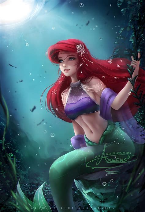 Princess Ariel from Disney The Little Mermaid 1989 (by Axsens) : r ...