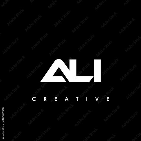 ALI Letter Initial Logo Design Template Vector Illustration Stock ...