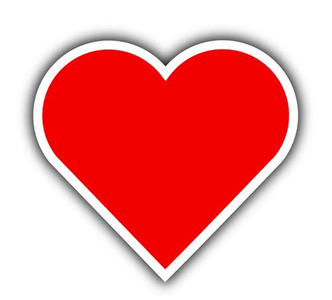 Red Heart Symbol - ClipArt Best