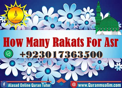 How Many Rakats For Asr Prayer? – Quranmualim - Quran Mualim