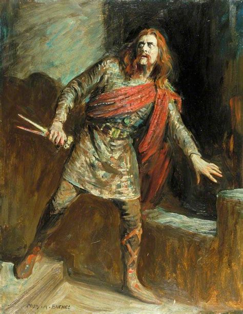 Herbert Beerbohm Tree as Macbeth in 'Macbeth' by William Shakespeare ...