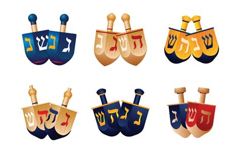 Hanukkah Dreidle Icon Concept 3971099 Vector Art at Vecteezy