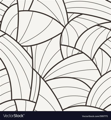 Seamless pattern of curved lines Royalty Free Vector Image