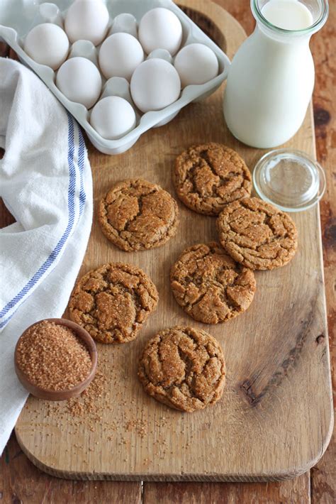 Sorghum Syrup Crinkle Cookies - Golden Barrel Sorghum Syrup Recipe