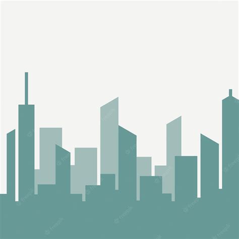 Premium Vector | Silhouette skyline illustration free vector