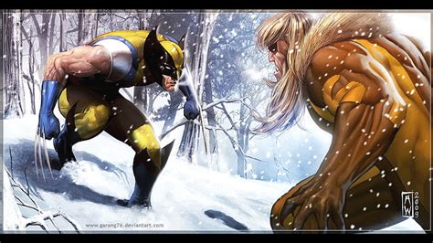 HD wallpaper: Comics, Wolverine vs. Sabretooth, Sabretooth (X-Men ...