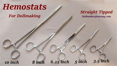 Hemostat for Dollmaking All Sizes in Straight Curved Tip. - Etsy