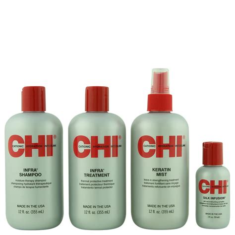 CHI - CHI Shampoo and Conditioner Set, Sulfate-Free anf Paraben-Free, 3 ...