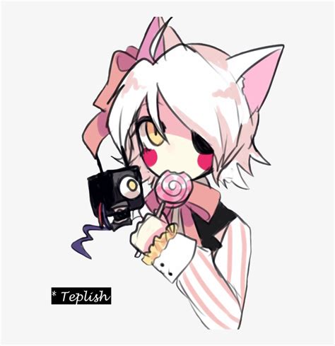 Mangle Cliparts - Fnaf Anime Human Mangle - 612x765 PNG Download - PNGkit