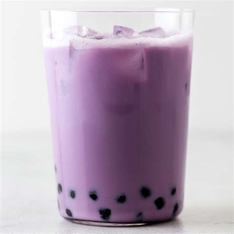 Taro Bubble Tea (Taro Boba Milk Tea) - Oh, How Civilized