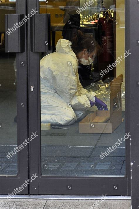 Forensics Team Examines Crime Scene Editorial Stock Photo - Stock Image ...