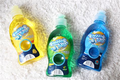 REVIEW: Bubble Man Dishwashing Liquid Soap - My Little Secret