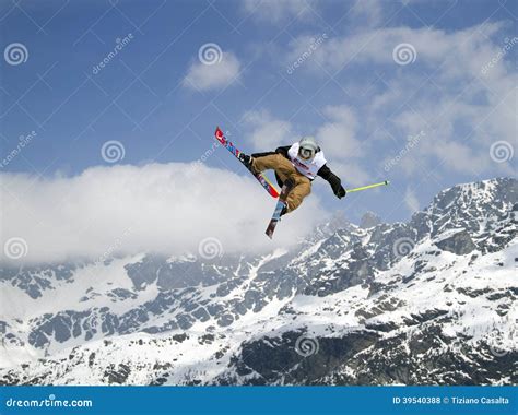 Ski freestyle editorial stock photo. Image of junior - 39540388