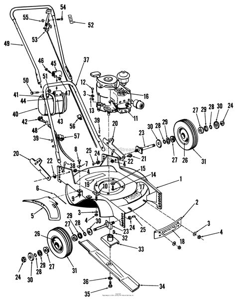 Toro Professional 23000, Whirlwind Lawnmower, 1964 (SN 4000001-4999999 ...