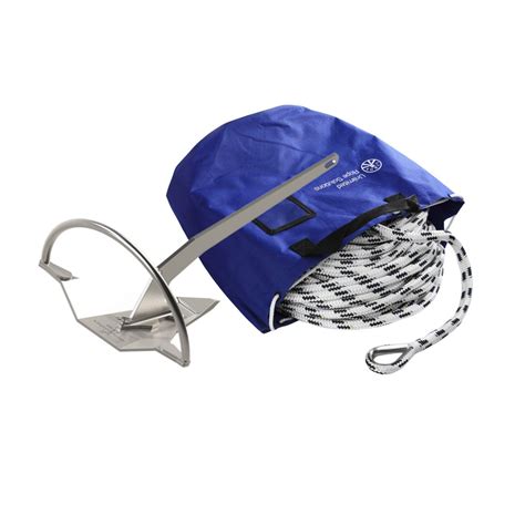 Buy Mantus Liros Dinghy Anchor Kit with Weighted Rope Rode | The Best ...