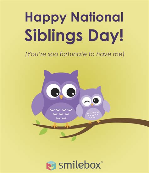 Happy National Siblings Day | Card maker, Digital greeting cards ...