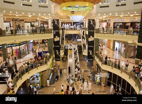 People at Deira city centre shopping mall Dubai United Arab Emirates ...