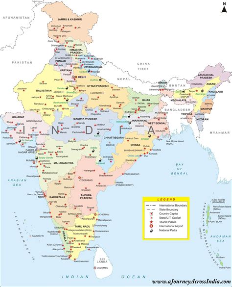 High Resolution India Map – A Journey Across India