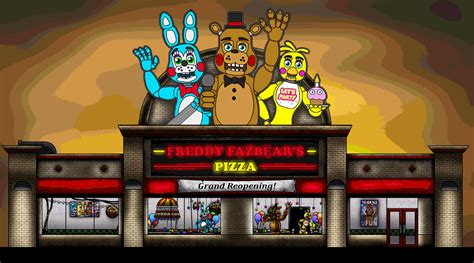 Freddy Fazbear's Pizza (1987) Outside view | Freddy fazbear, Fnaf, Fnaf gif