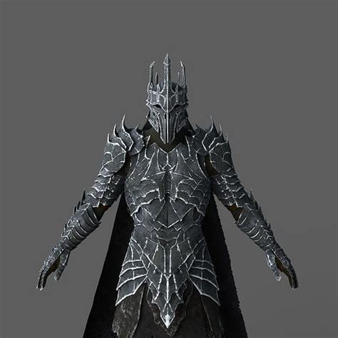 Lord Sauron Shadow of Mordor LOTR Full Body Wearable Armor 3D model 3D ...