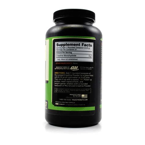 Optimum nutrition creatine